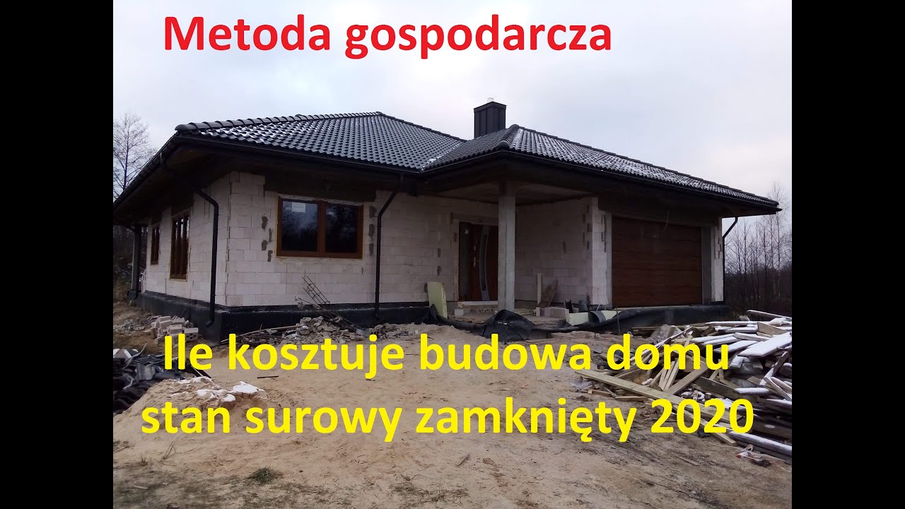 Ile kosztuje budowa domu .Stan surowy zamknięty koszt