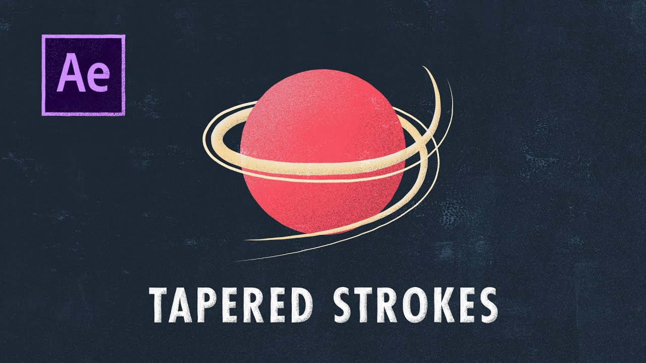 After Effects: New Tapered Strokes in AE 17.1 (May 2020)
