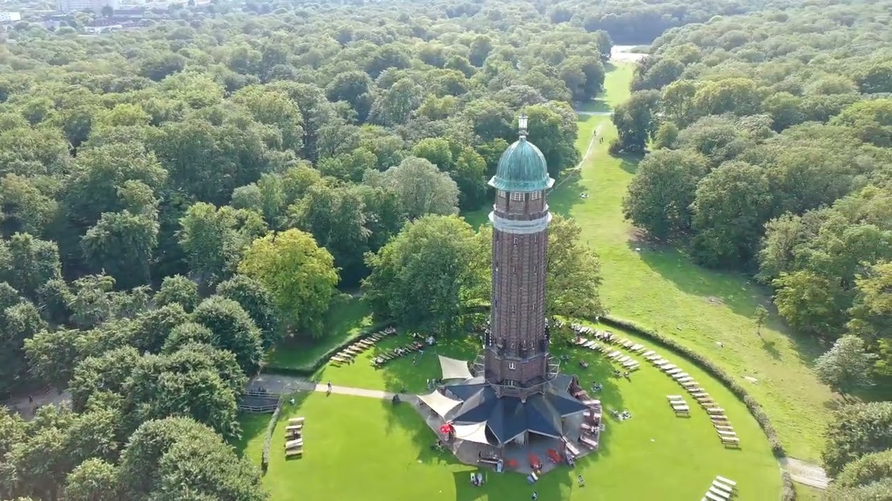 Flight over the Park / Lake
