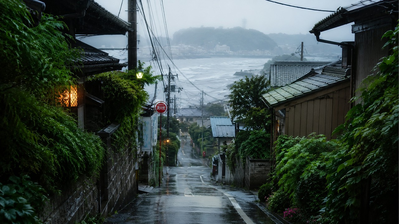 Driving Through Kyoto Before Sunrise ⛩️ Japanese Ambient Lofi
