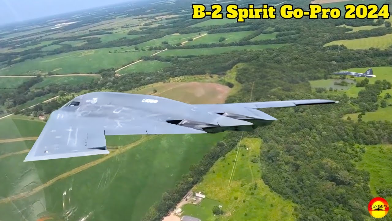 Awesome HD GoPRO Footage Of B-2 Spirit 🔥