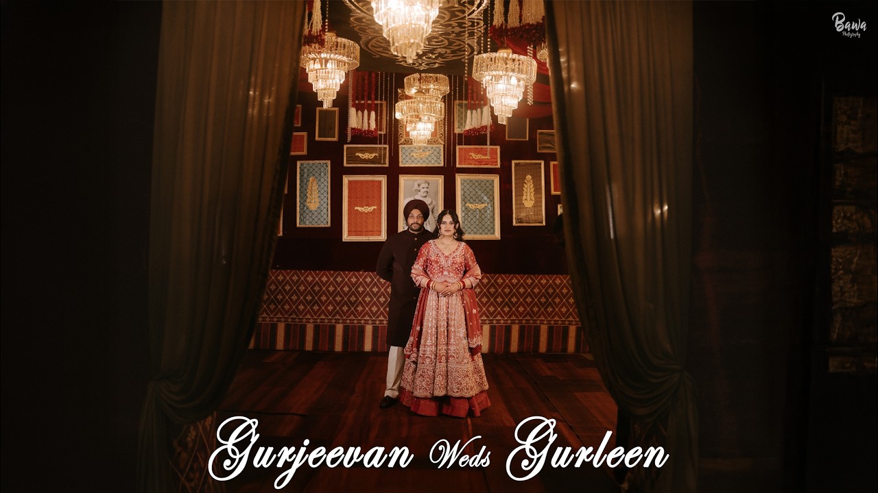 4K Reception Ceremony Highlights || Gurjeevan Weds Gurleen || Bawa Studio