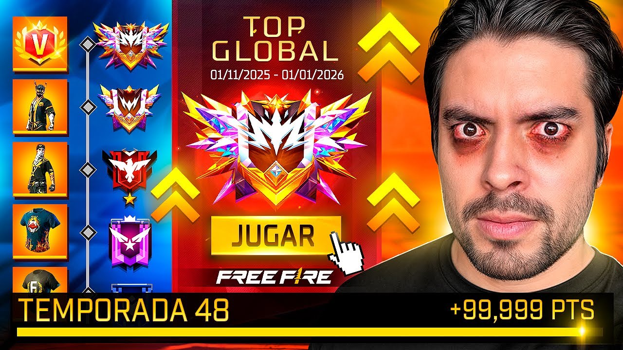 DESVELADA EN FREE FIRE SUBIENDO a GRAN MAESTRO!- ANTRONIXXG