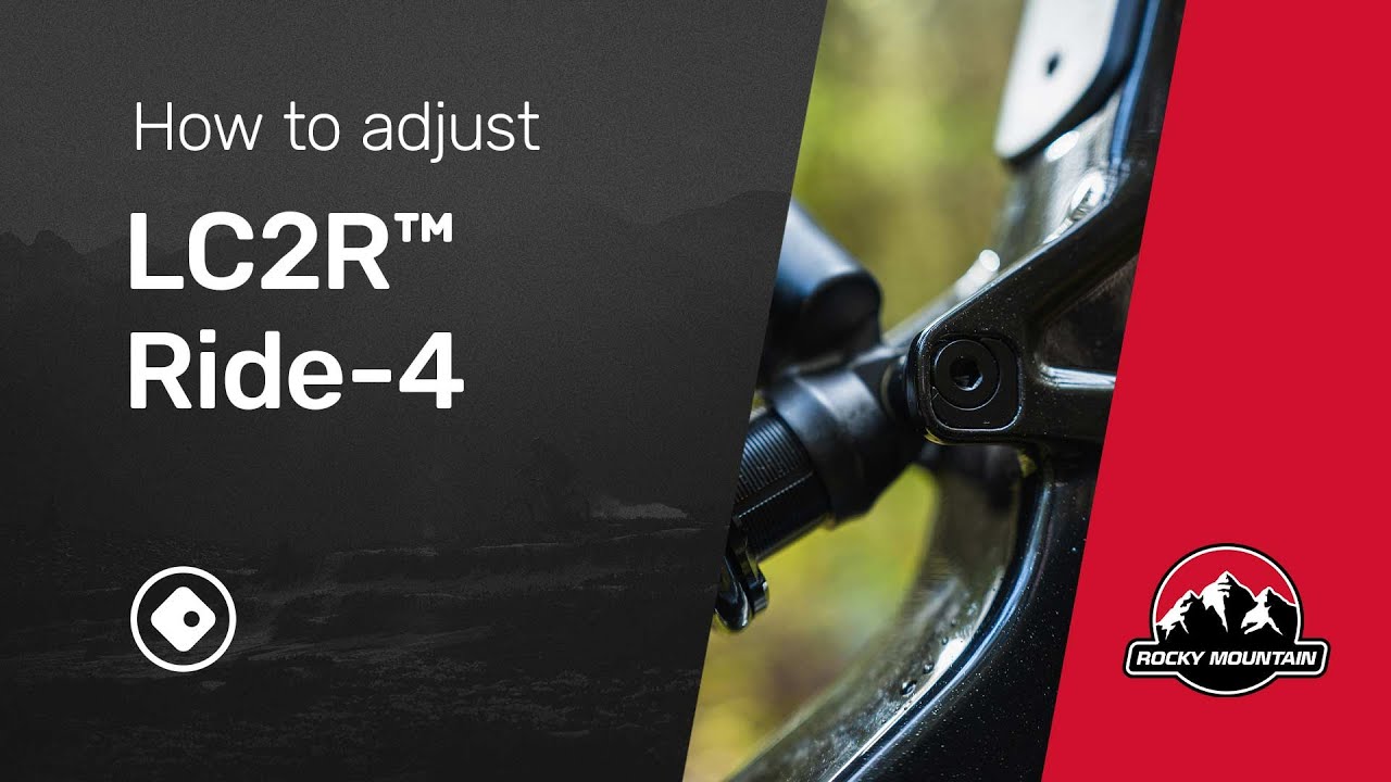 How to configure the RIDE-4 adjustment system on the all-new Rocky Mountain Altitude (LC2R)