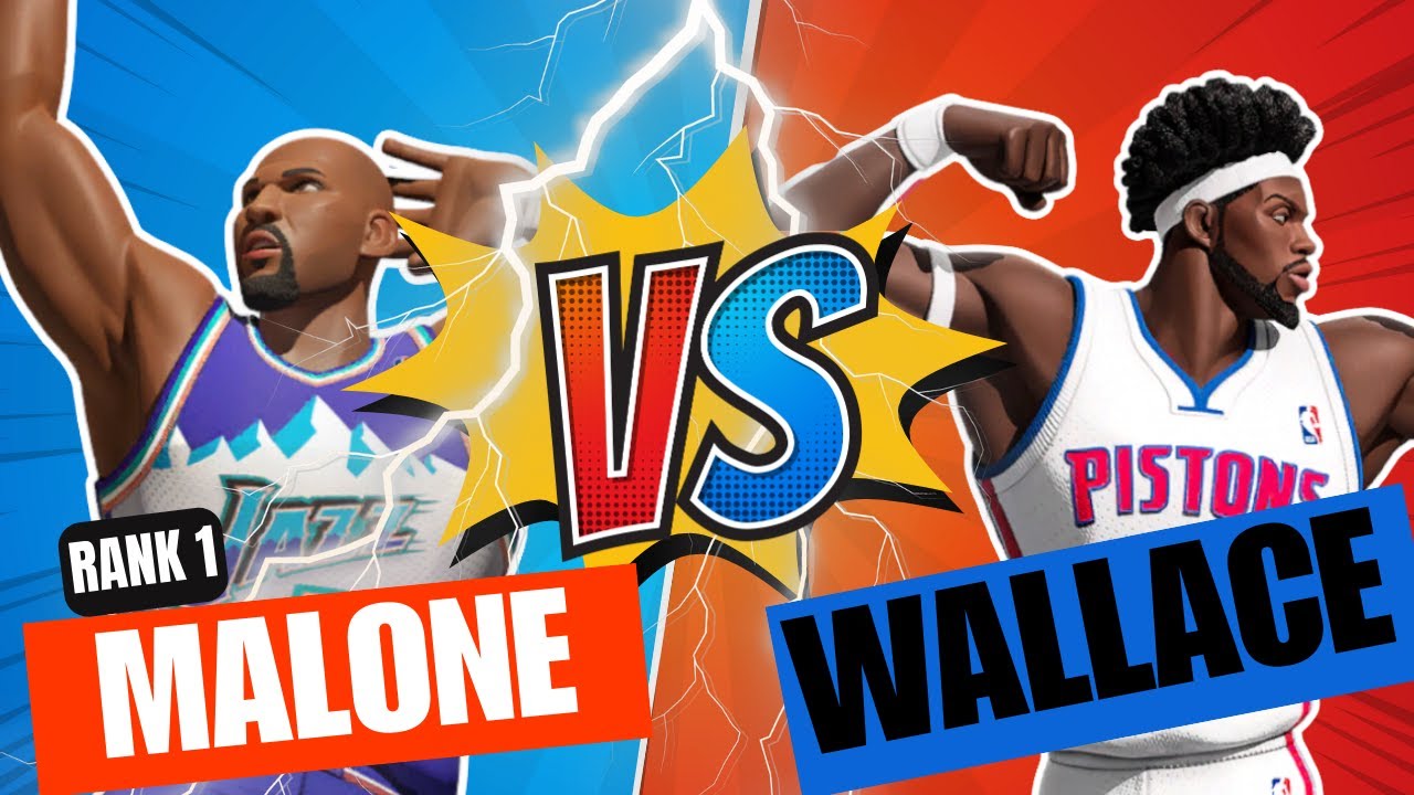 Karl Malone is UNSTOPPABLE vs the Best Center Ben Wallace | Rank 1 Gameplay (Taiwan Server)
