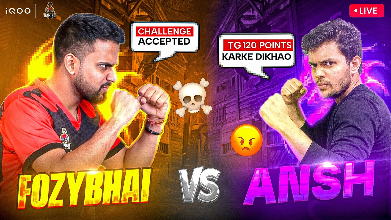 BATTLE OF LORDS FT. FOZYAJAY AND ANSH | TOURNAMENT LIVE WITH iQOO TOTAL GAMING LIVE  #iQOOTG