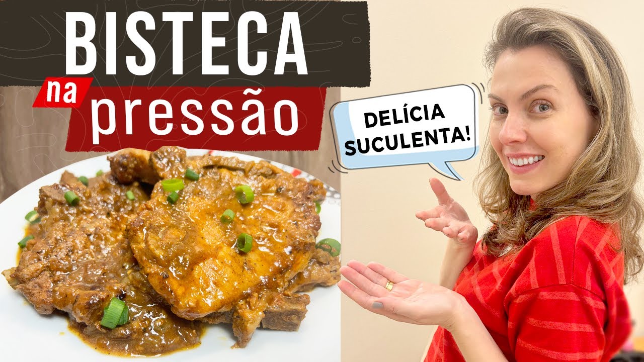 BISTECA DE PORCO NA PRESSÃO | MACIA E SUCULENTA!
