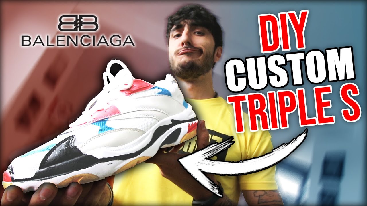 Custom Balenciaga TRIPLE S (+740€) | DIY