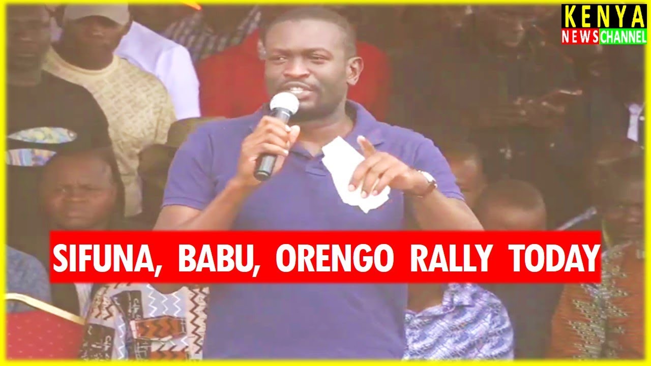 Sifuna EXPLOSIVE speech today with Babu Owino & James Orengo in Busia Destroying Ruto & ODM Leaders