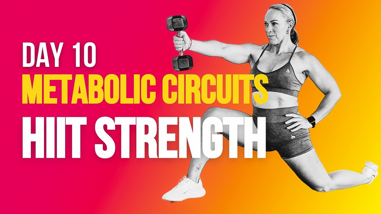 Силовая тренировка HIIT, день 10 | Метаболический круг