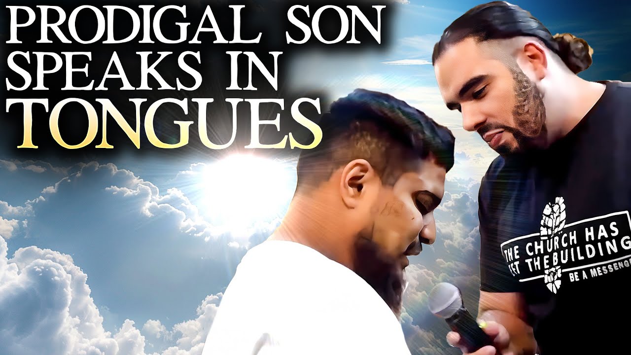 HE GOT SAVED THEN SPOKE IN TONGUES!! WATCH THIS!