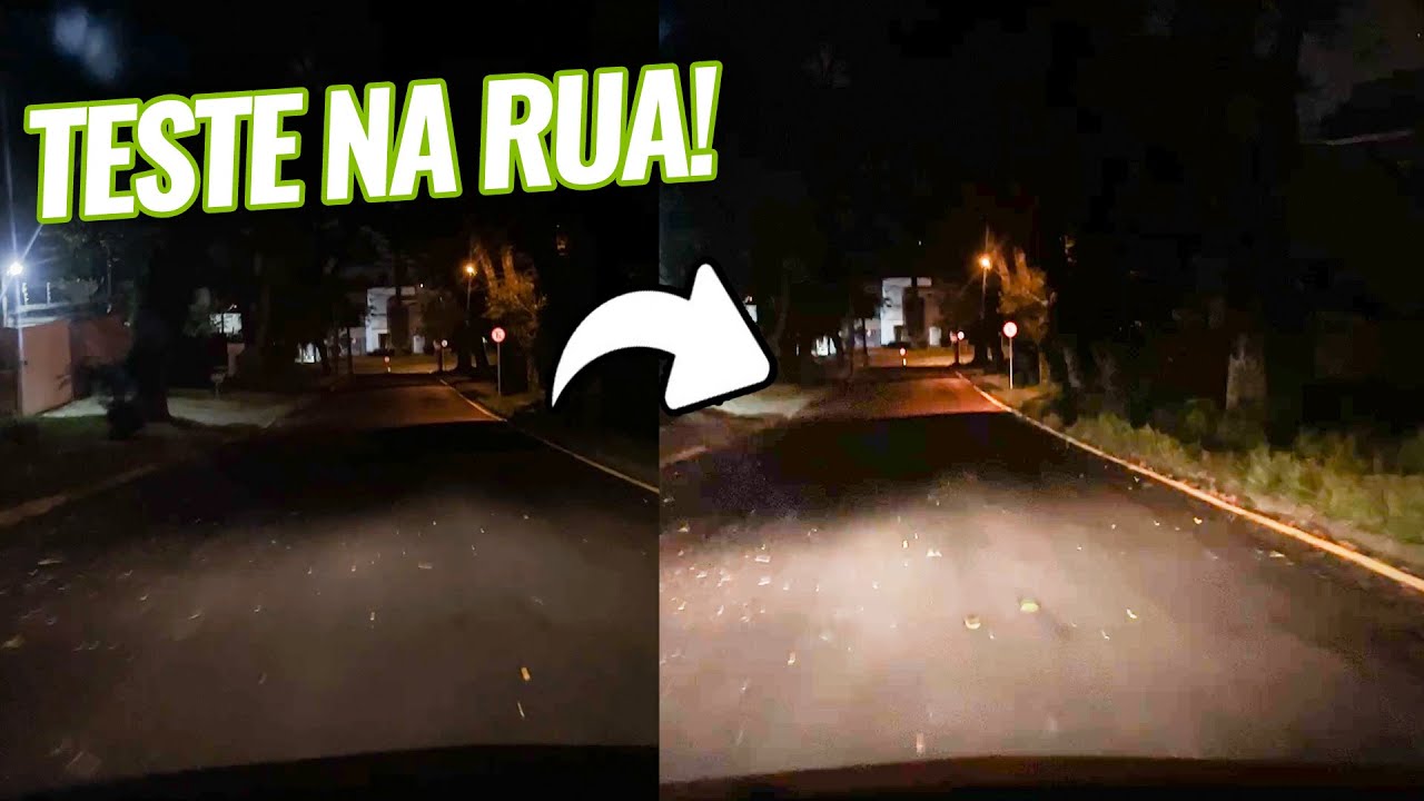 TESTE NA RUA: OSRAM NightBreaker Laser vs. Philips XtremeVision Pro150