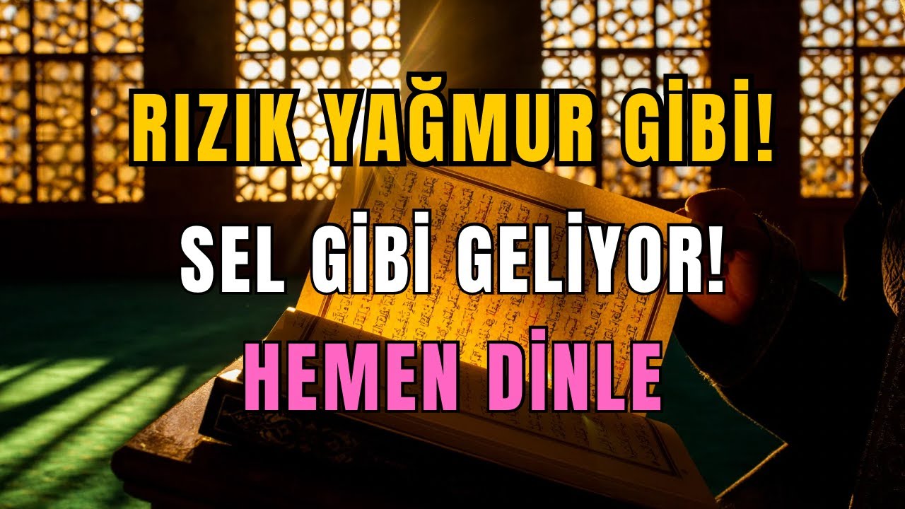 NİYET ET VE DİNLE | Rızık Kapılarını Açan Çok Güçlü Dua