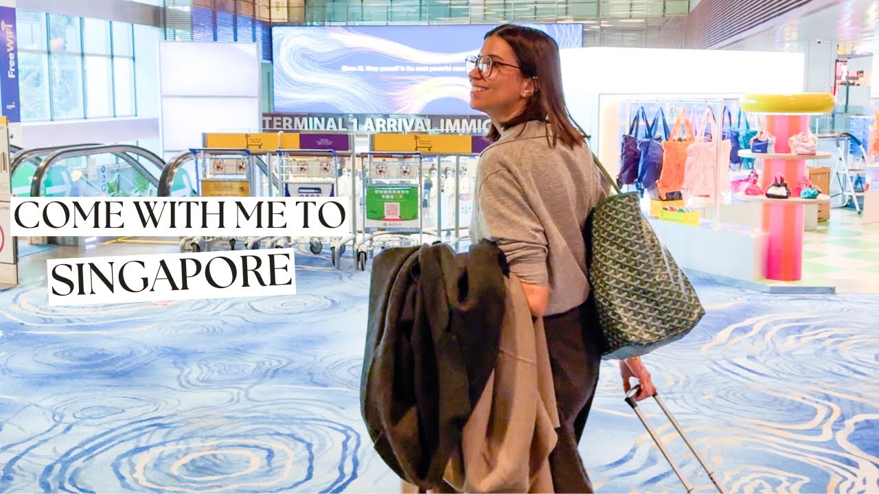 PRÉPA VOYAGE DE FOLIE, ASTUCES VOL LONG COURRIER ET DÉCOUVERTE DE SINGAPOUR | VLOG | ROSEANDMUSC