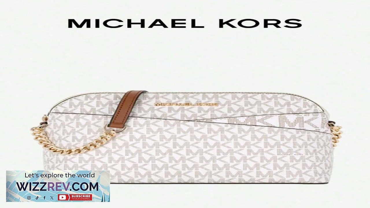 Michael Kors Jet Set Women Dome Bag Travel Medium Logo Bag Crossbody