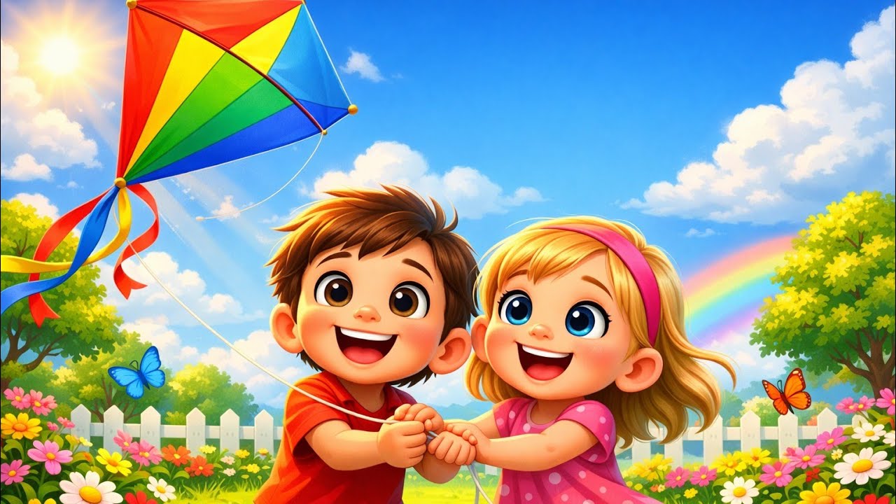 Tim and Lily Fly a Kite | Fun & adventure Story for Kids 