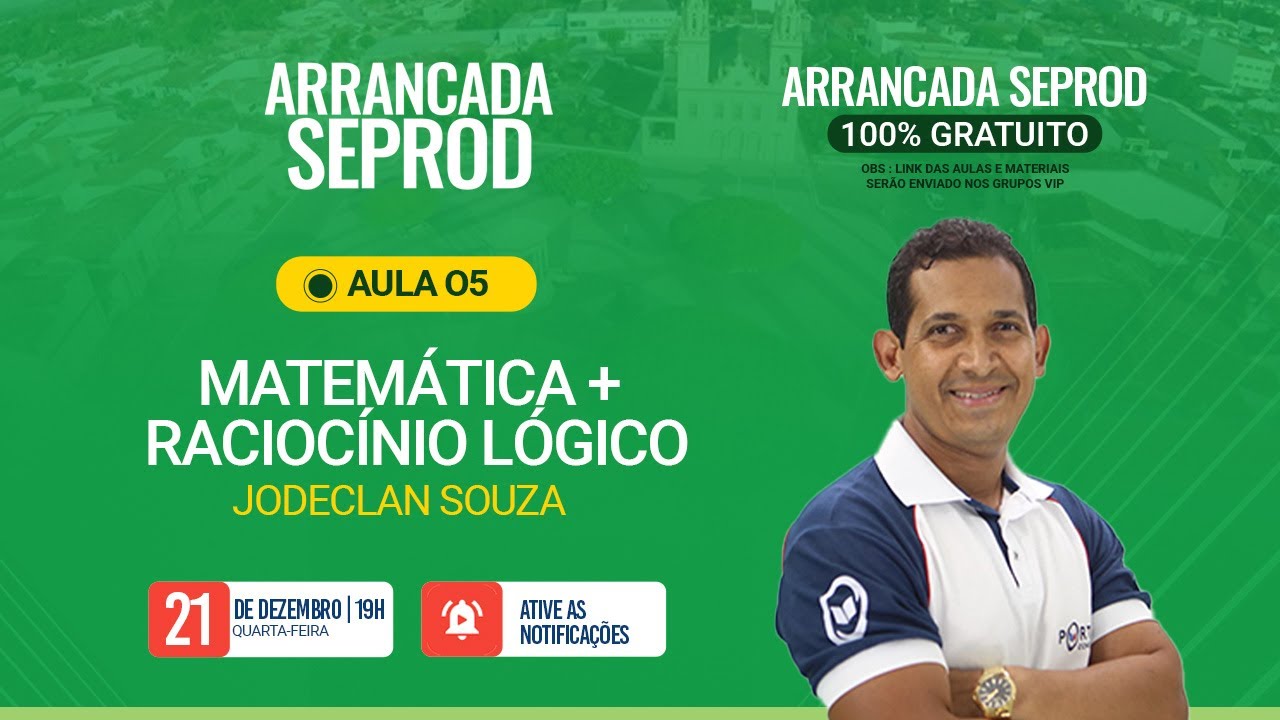 ARRANCADA SEPROD - MATEMÁTICA E RACIOCÍNIO LÓGICO