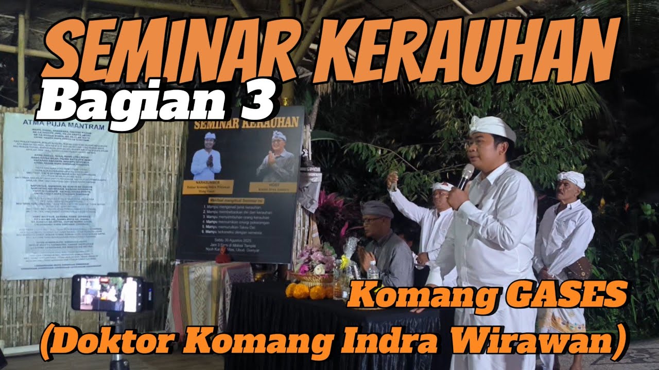 Sesi Kerauhan Seminar Kerauhan Bersama Dr. Komang Indra Wirawan (GASES) & Kadek Siwa Ambara Part 3