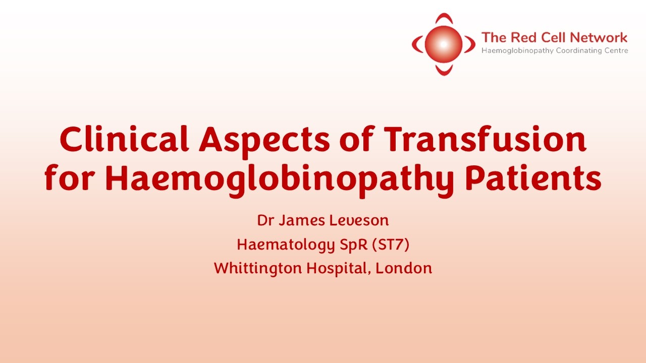 Clinical Aspects of Transfusion for Haemoglobinopathy Patients