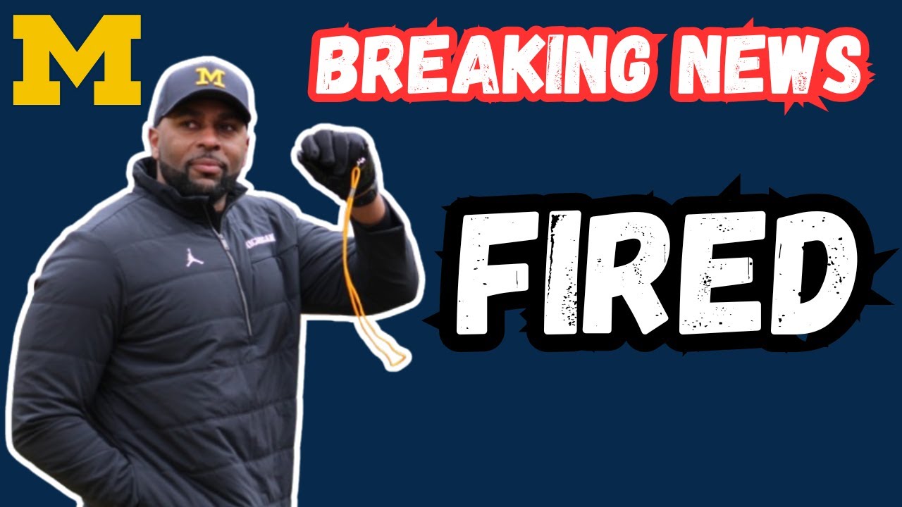 EMERGENCY LIVESTREAM: Michigan FIRES Head Coach Sherrone Moore