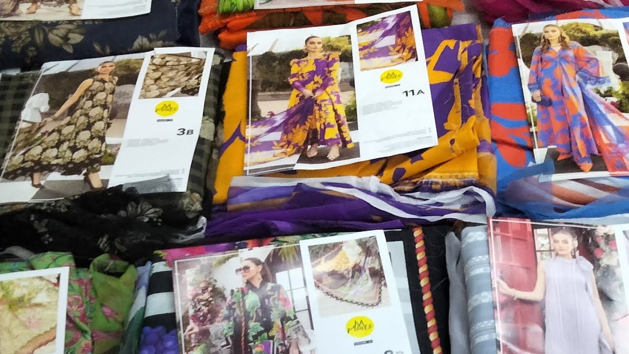 Maria B M Prints l Digital Embroidered Printed Lawn Shirt Chiffon Dupatta Cambric trouser Latest2024