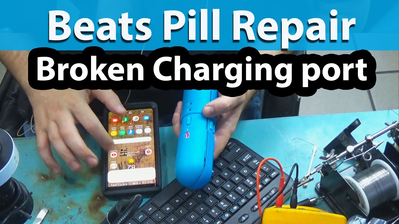 Beats Pill Bluetooth Speaker Broken Charging Port Replacement