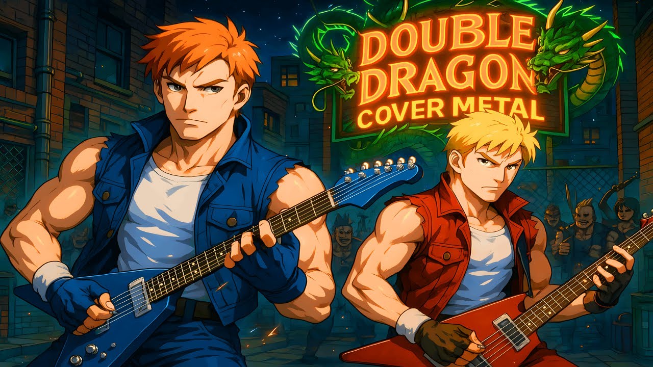 Double Dragon NES Metal Cover - Reviving the Classic🎸🎸