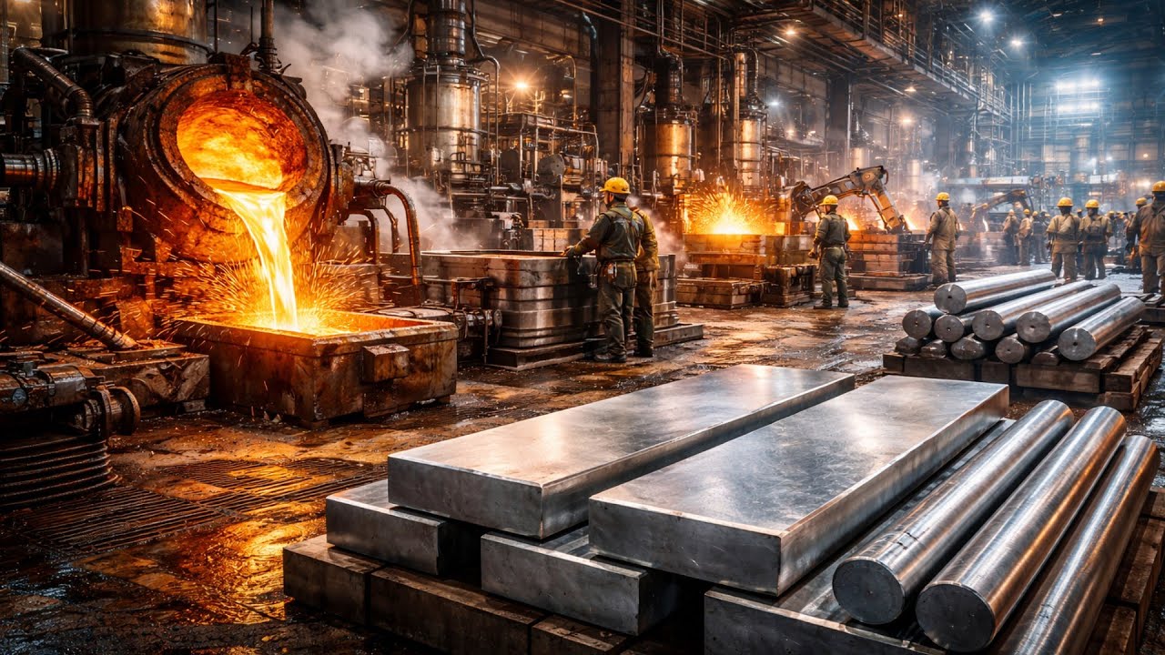 Inside the World’s Largest Titanium Plant 😱 From Mountain Ore to Ultra-Strong Titanium Metal Process
