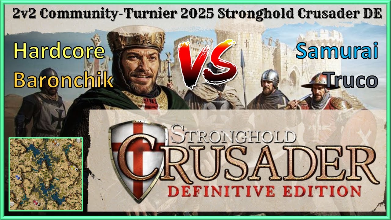 Runde 5 ⚔ 2v2 Community-Turnier DE 2025 🏆 Hardcore & Baronchik 🆚 Samurai & Truco