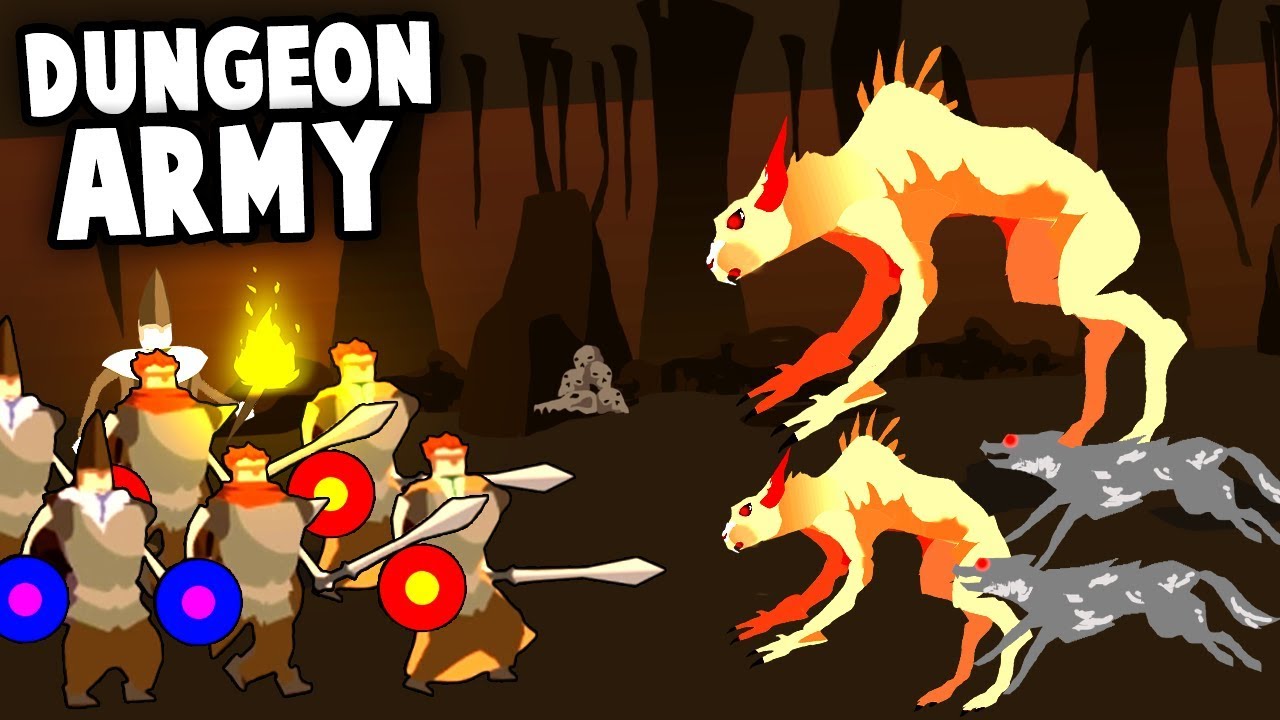 WARRIOR ARMY vs WEARWOLF PACK in Mysterious Dungeons (The Bonfire: Forsaken Lands Gameplay Ep 3)