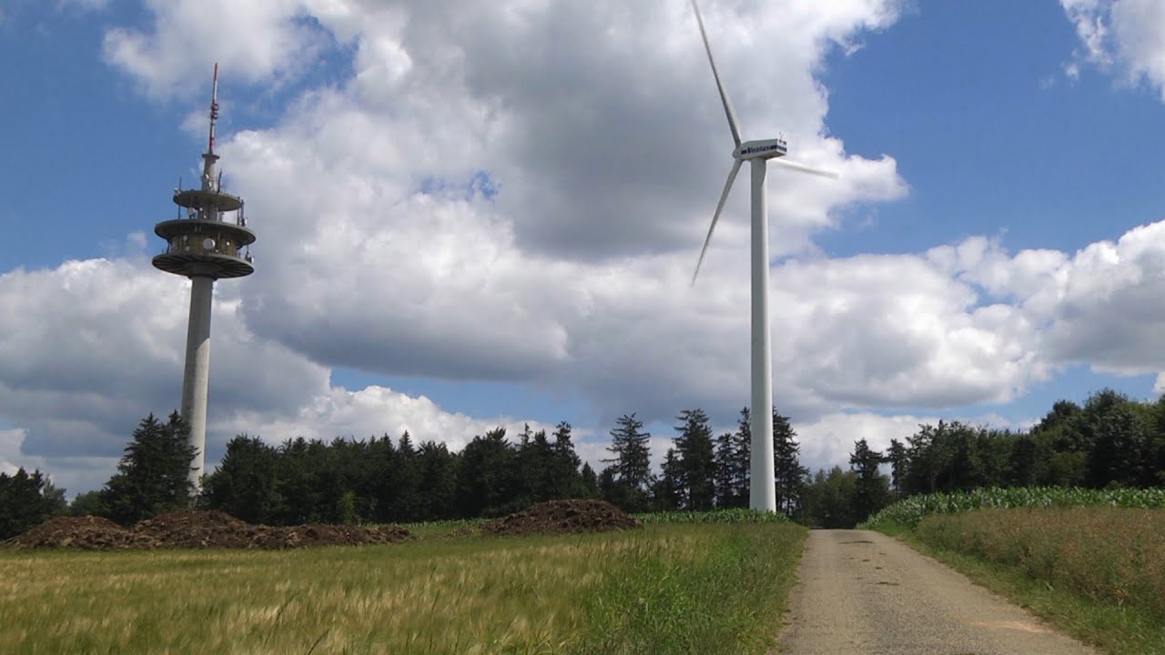 Die Windräder bei Stötten am 18.7.2020