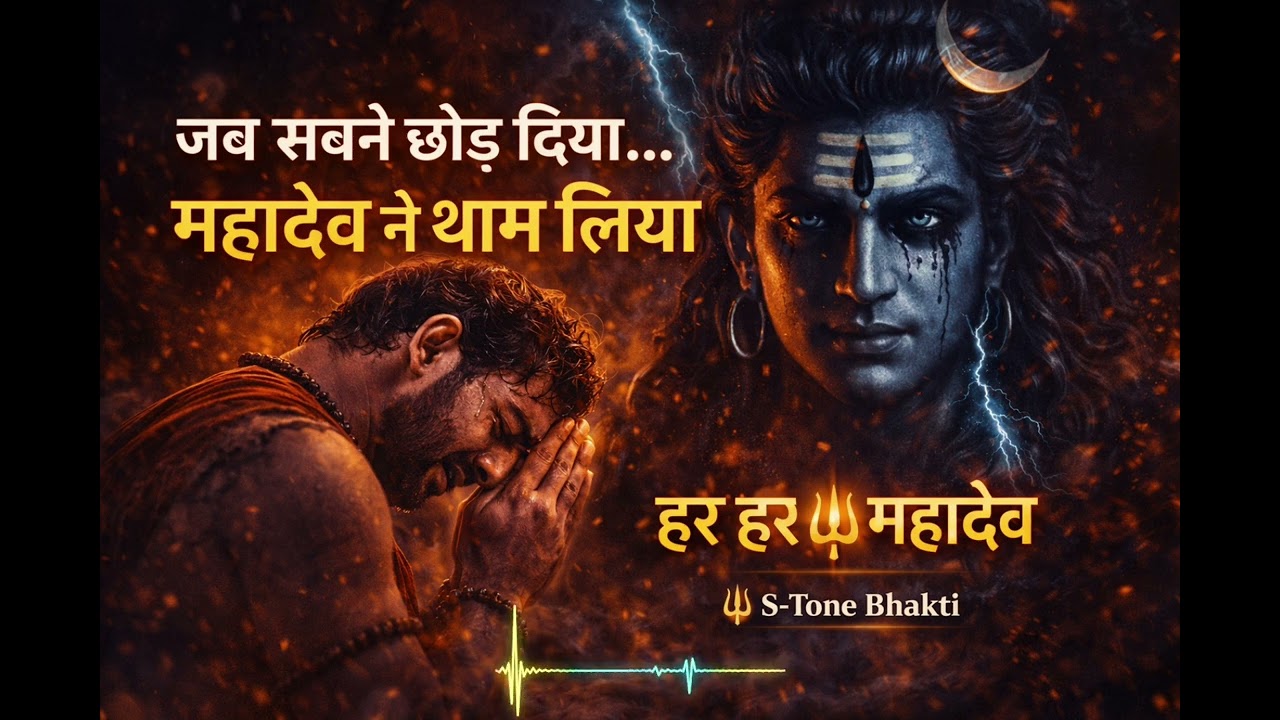 “जब सब हार गए… महादेव जीत गए” 🔱 |  Emotional Shiv Bhajan 2026 | S-Tone Bhakti