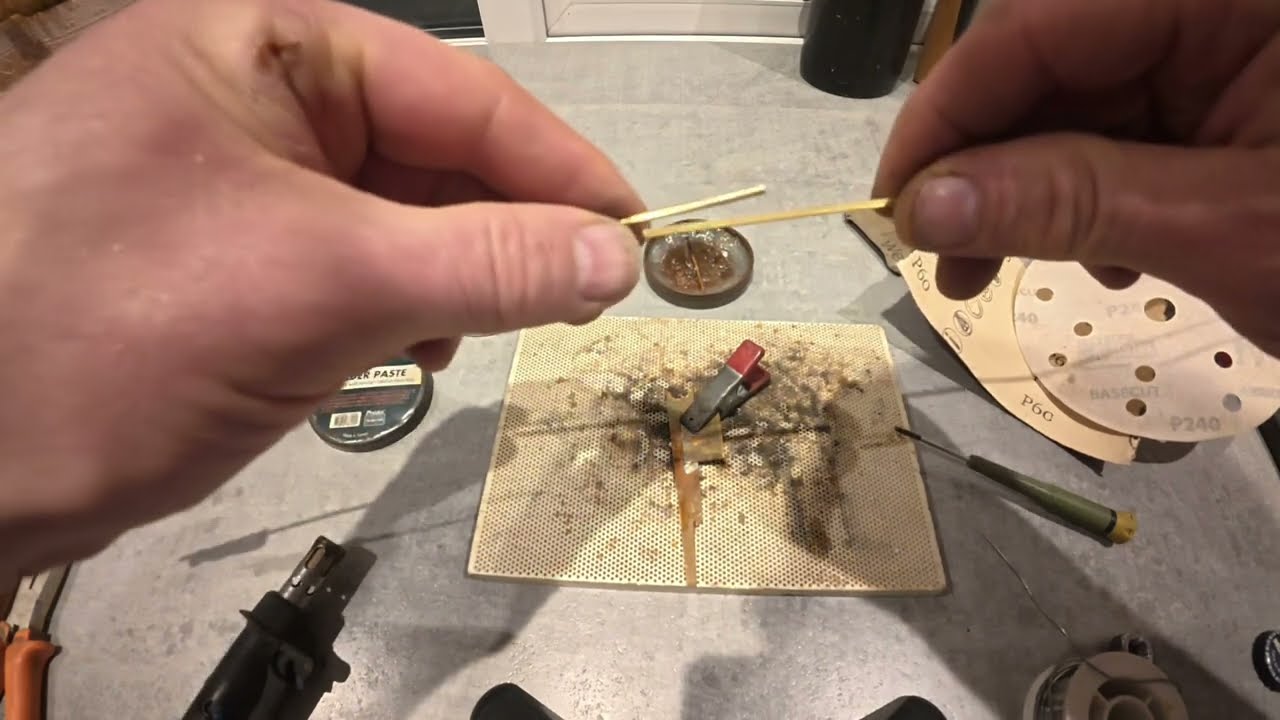 Soldering brass tutoria, step by step