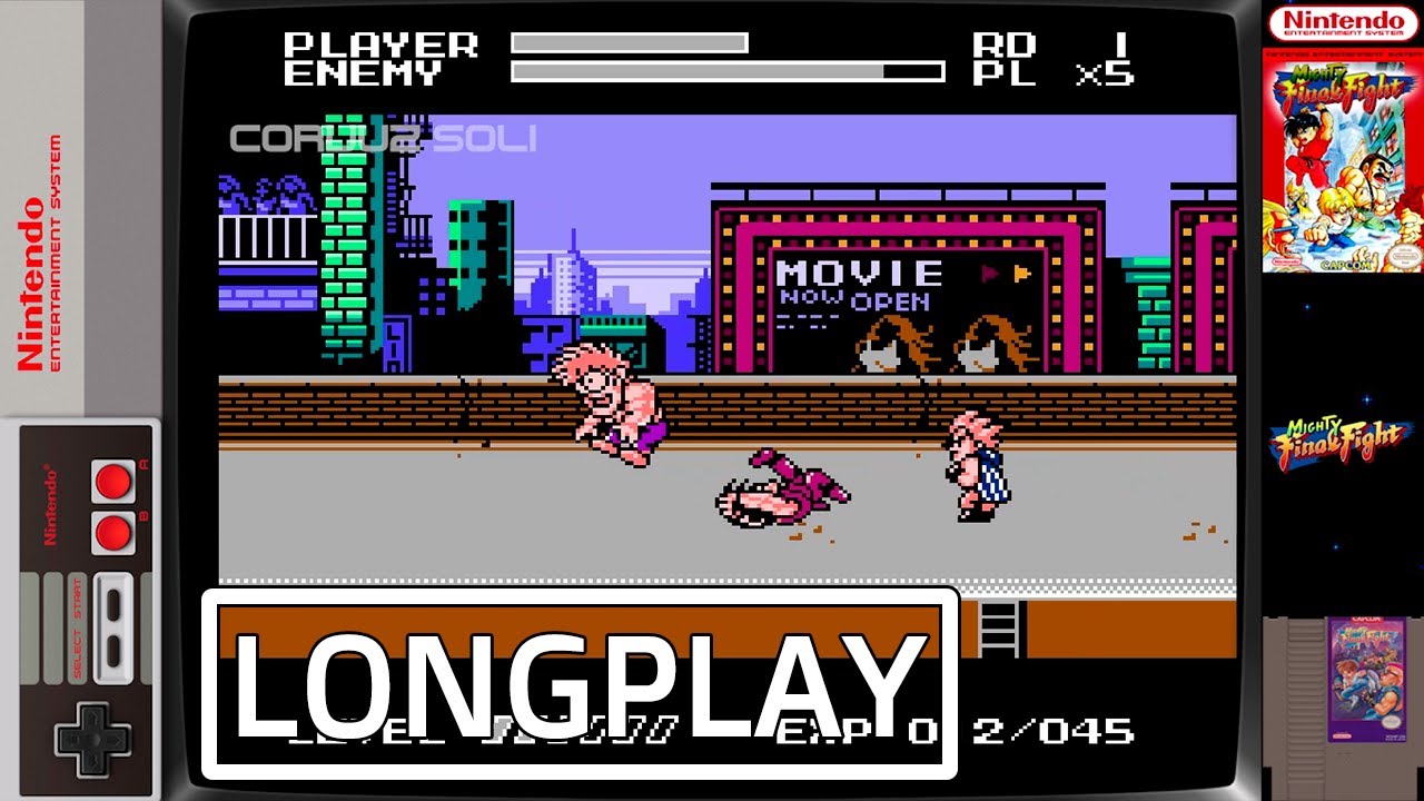 Mighty Final Fight (NES) Longplay