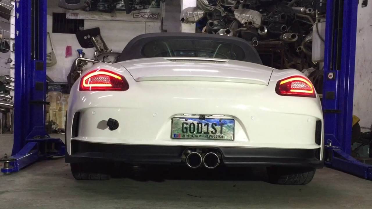 Porsche Boxster catback exhaust system (DRIFT XAUST)