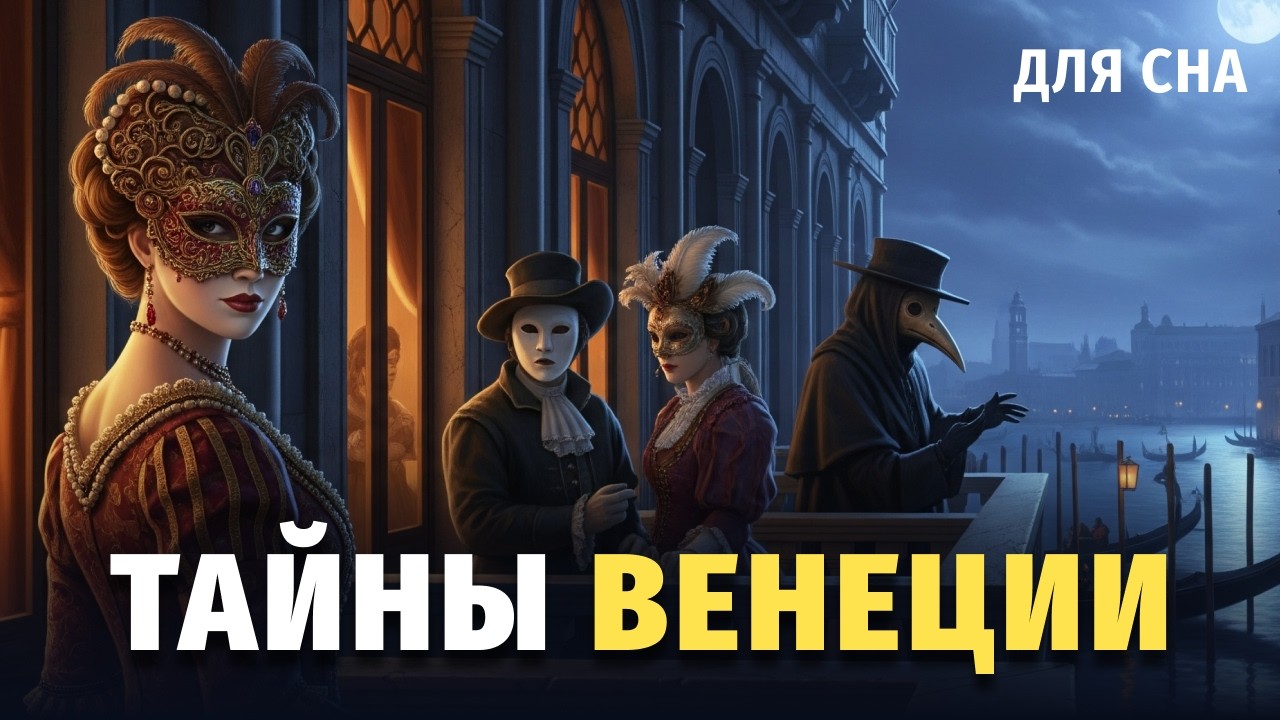 🎭 Тайны Венеции: побег Казановы, шпионы-куртизанки и доносы в пасть льва 🌙 Лекция для сна