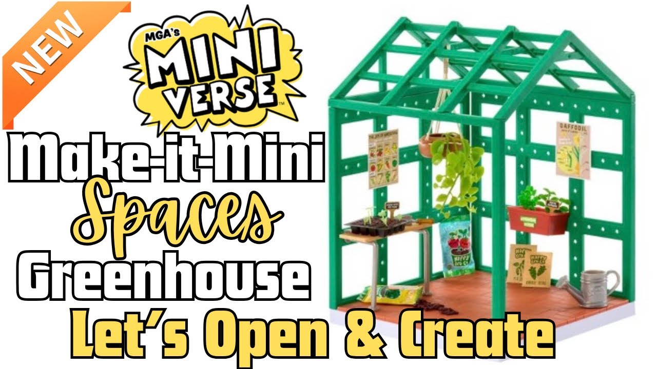 Распаковка и полный процесс создания MiniVerse Greenhouse @officialminiverse #miniverse