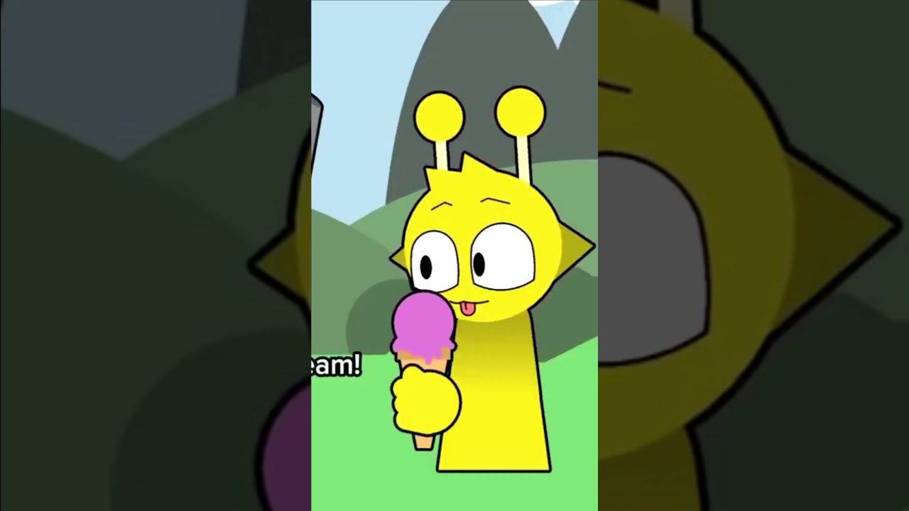 NUNCA LE QUITES EL HELADO AL AMARILLO #sprunki #incredibox #shorts
