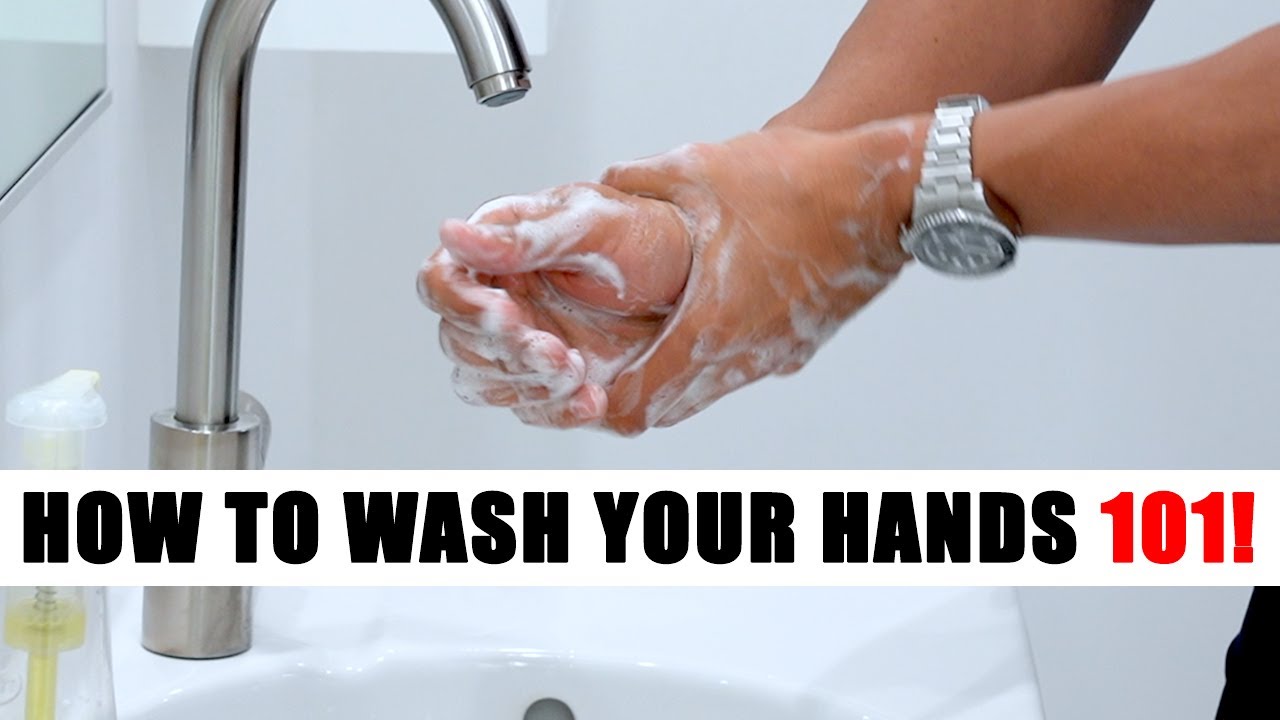 HOW TO WASH YOUR HANDS 101!