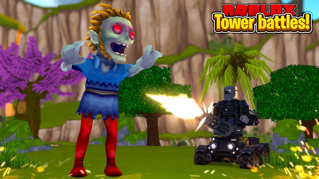 THE 1HP ZED BATTLE! - Roblox Tower Battles