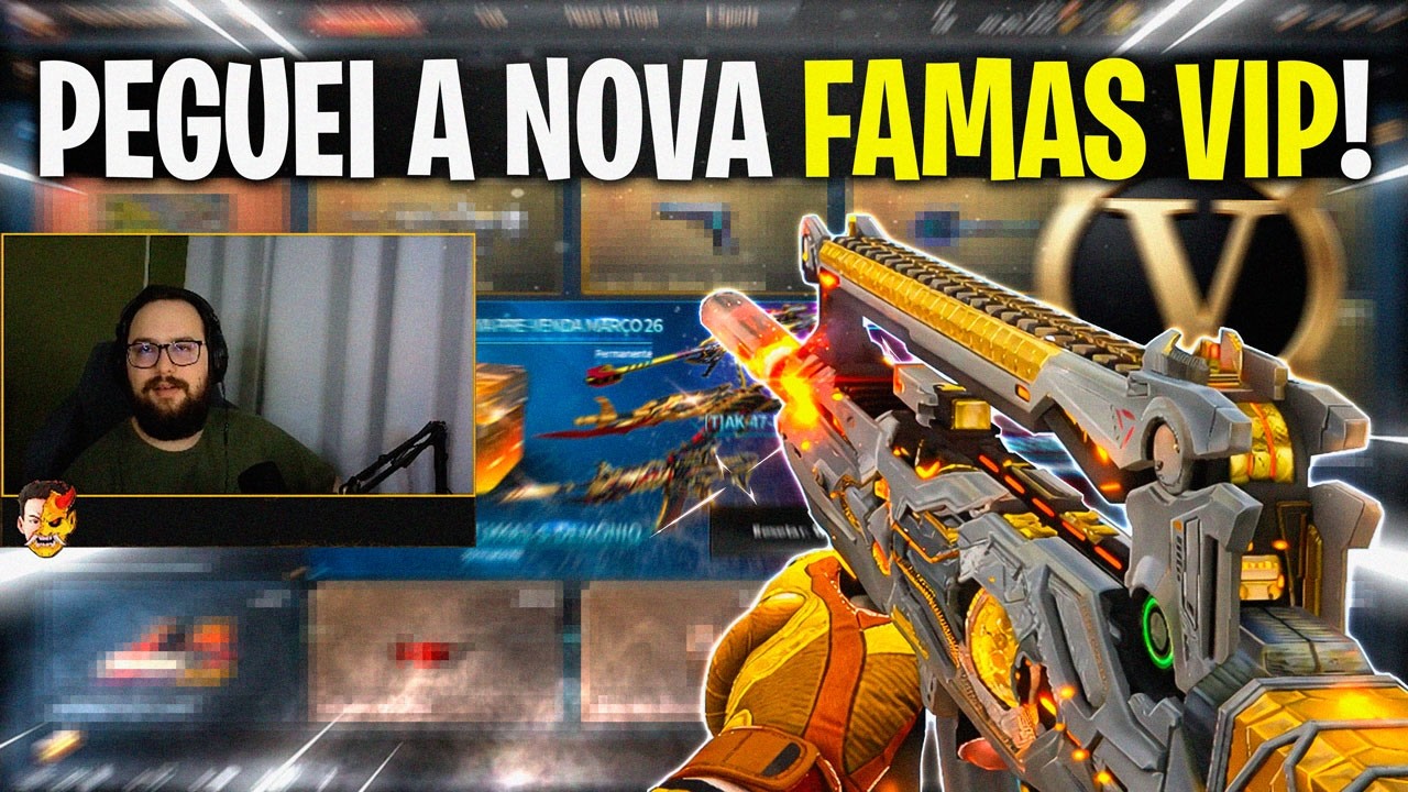 PEGUEI A NOVA FAMAS VIP NA ROLETA VIP! 😱 | CrossFire