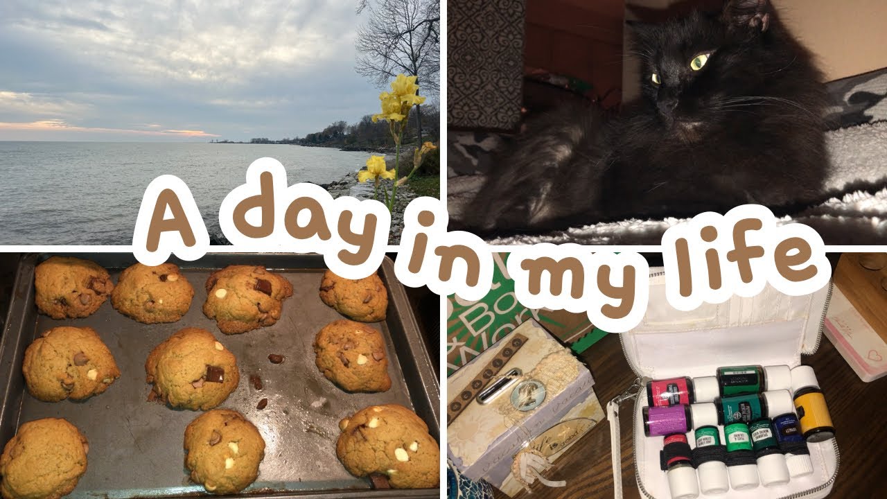 Baking chocolate chip cookies, walking by Lake Erie, new essential oils | life in Canada vlog