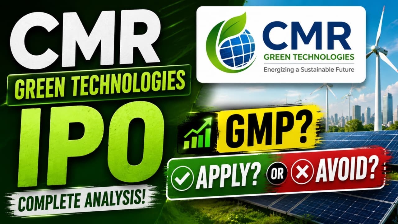 CMR Green technologies ipo | GMP ? | Apply or avoid? | Stock genius