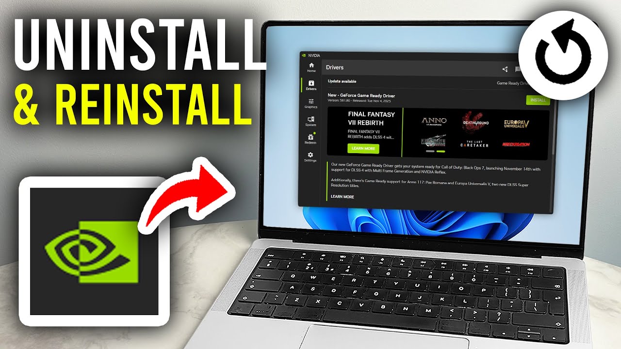 How To Uninstall & Reinstall NVIDIA Drivers - Step By Step