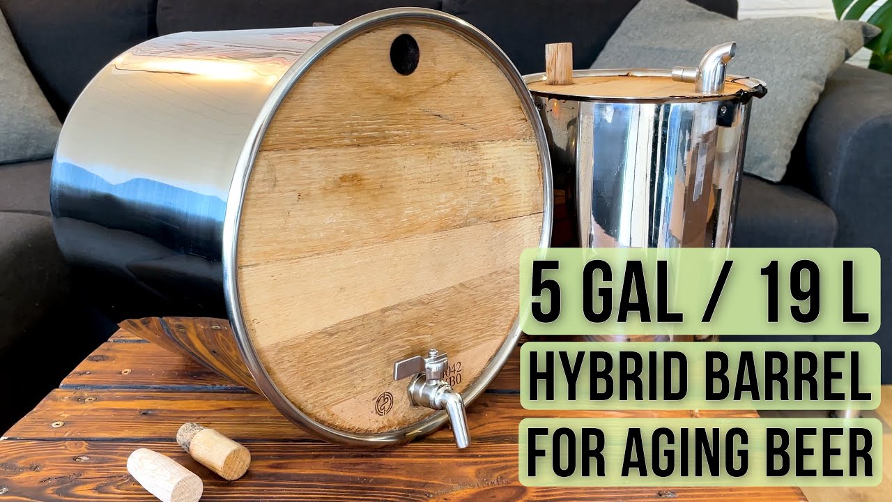 5gal or 19 l hybrid barrel specific for aging beer from Badmotivator Lagacy Barrels