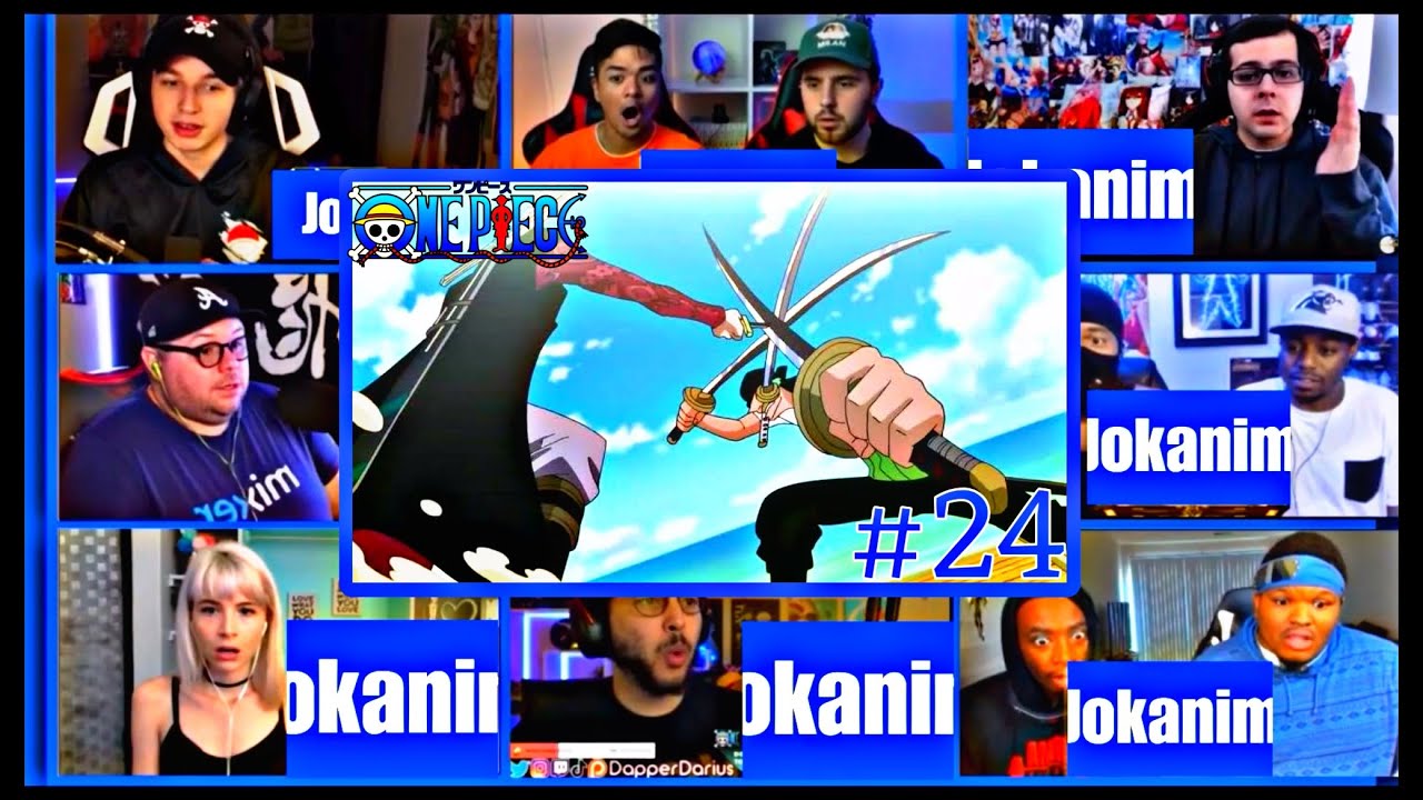 Zoro vs Mihawk🔥| One Piece Episode 24 Reaction Mashup