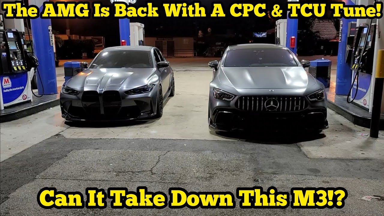 2022 BMW M3 Competition Bolt Ons OTS E50 vs 2021 Mercedes GT63 S AMG Bolt Ons 93