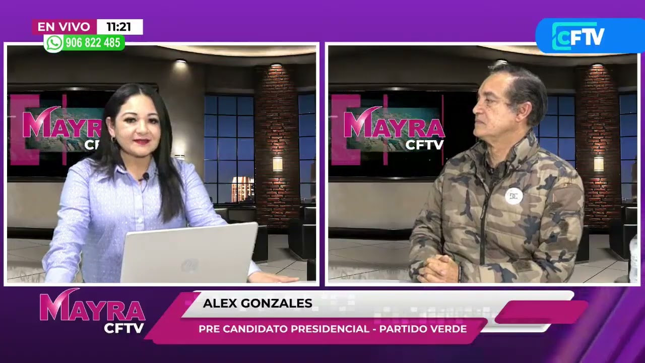ENTREVISTA AL PRECANDIDATO PRESIDENCIAL POR EL PARTIDO VERDE, ALEX GONZALES