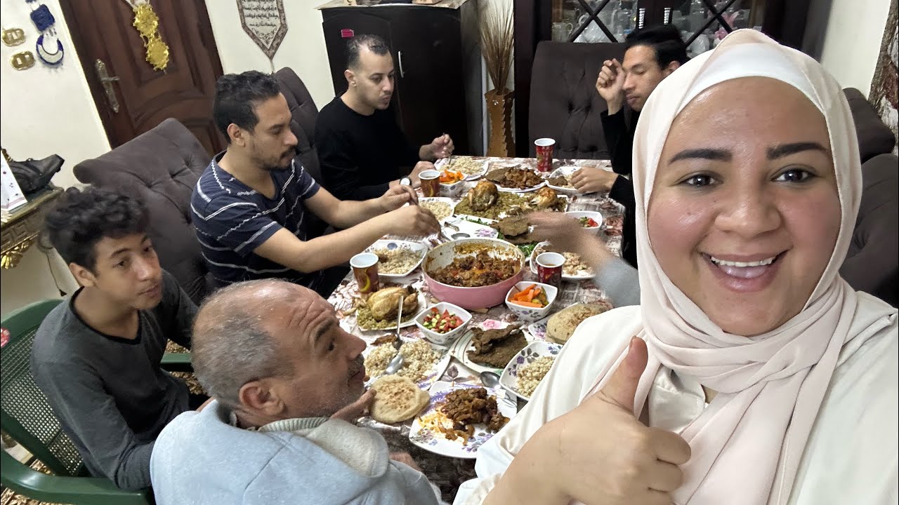 عزومة رمضان في بيت أهلي 💃🏽أحلي لمة وفرحة وسط اخواتي♥️🥰