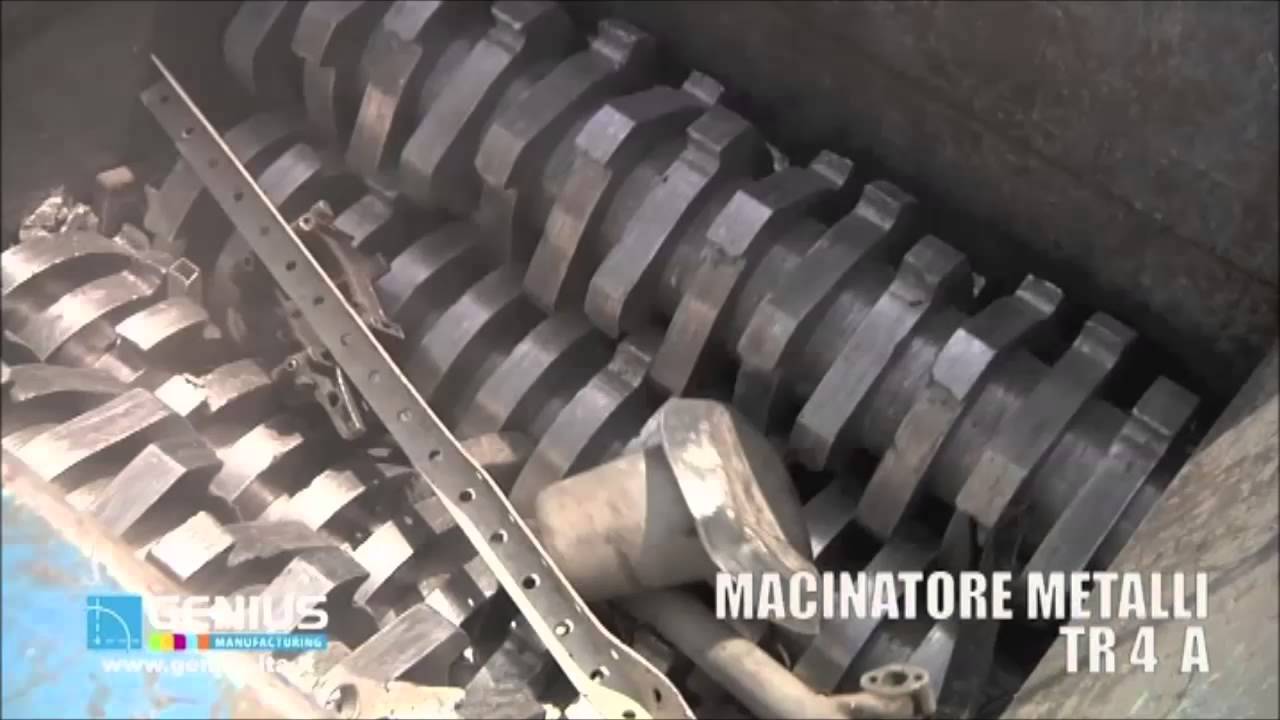 CAMEC Aluminium and Non-Ferrous Metals Shredding Plant with TR4A